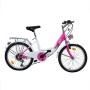 Ridgeyard 20 Pollici Bicicletta da Bambina Bici Ragazzi Ragazze per 12-16 Anni Children Bike (Rosa + Bianco)