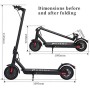 Monopattini elettrici Adulti, Potente Motore Elettrico da 350 W, Display LCD, Pneumatici Solidi da 8,5 Pollici, Velocità Massim