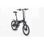 i-Bike I- Fold 20, Bicicletta Ripiegabile Elettrica con Pedalata Assistita Uomo, Ruote da 20”, Nero