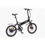 i-Bike I- Fold 20, Bicicletta Ripiegabile Elettrica con Pedalata Assistita Uomo, Ruote da 20”, Nero