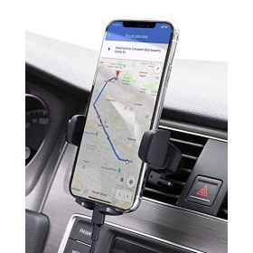 AUKEY Supporto Cellulare Auto 360 Gradi di Rotazione (Garanzia a Vita) Porta Telefono Auto Universale per iPhone 11 / X / 8/7, S