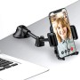 Mpow Porta Cellulare Auto, Supporto per Telefono per Auto Parabrezza del cruscotto 360 Gradi di Rotazione con Braccio Lungo Supp