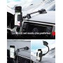 Mpow Porta Cellulare Auto, Supporto per Telefono per Auto Parabrezza del cruscotto 360 Gradi di Rotazione con Braccio Lungo Supp