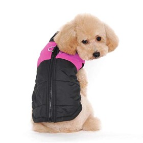 Ectkuee Animale Domestico Cane Vestiti Imbottito Abbigliamento Cappotto Giacca
