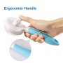 MENNYO Spazzola per Cani Gatti, Toelettatura Professionale per Pelo Lungo/Corto, Accessori Gatto Cane Autopulente - Elimina Il 9