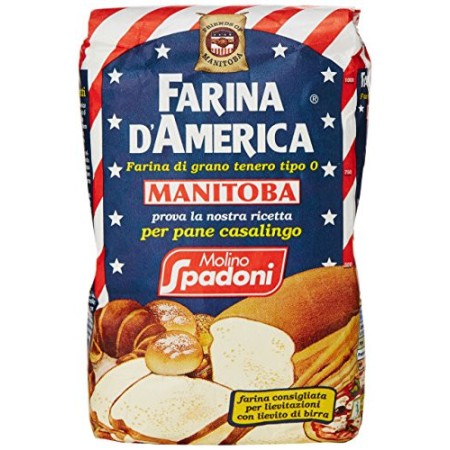 Spadoni Farina "0" Manitoba - 5 pezzi da 1 kg [5 kg]