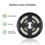 [Aggiornato] Lampada Ombrellone da Giardino Wireless Ricaricabile USB con 28 LED, 2 Modalità di Illuminazione, Durata: 18-54 or