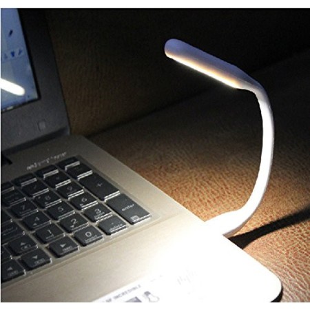 Winnes - Mini lampada USB flessibile a LED, non necessita di batterie, per esterni, a risparmio energetico, compatibile con note
