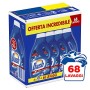Dash Detersivo Lavatrice Igienizzante Liquido, Formato Convenienza 68 Lavaggi, 4 Confezioni da 17 Lavaggi