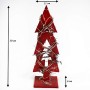 30 cm rosso albero LED tavolo centrotavola Natale vacanza casa decorazione con 20 LED bianco caldo