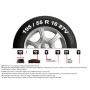 Goodyear 77907 "G9", Catene neve auto 9 mm, Misura 090, Omologate TUV e GS Onorm