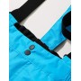 Color Kids Ski Pants Solid Salopette da Neve, Hawaiian Surf, 98 cm Bambino