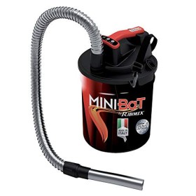 Ribimex PRCEN011BAT Aspiracenere a Batteria Minibat 10 L-18 V-4 Ah