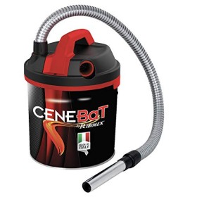 Ribimex PRCEN013BAT Aspiracenere a Batteria Cenebat 18 L-18v, 18 L