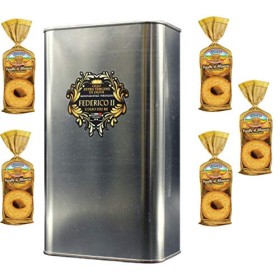Kit 5 Pacchi 350g Friselle E Olio Extravergine Di Oliva Italiano Da Olive Peranzana Estratto A Freddo 5 Litri