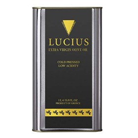 Lucius - Olio Extravergine di Oliva - 1 litro - Olio di Oliva Delicato e Profumato - Monovarietà Koroneiki