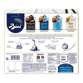 Baci Perugina Assortito Cioccolatini Assortiti Ripieni al Gianduia e Nocciola Intera Scatola Collection 200G