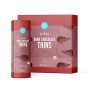 Marchio Amazon - Happy Belly Chips di cioccolato fondente belga, 4x125g