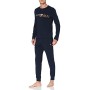 Emporio Armani Underwear Pajamas Set di Pigiama, Navy/Navy, XL Uomo