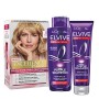 L'Oréal Paris Kit Cura & Colore Capelli Biondo, Box con Tinta Capelli Excellence Biondo Chiaro 8, Shampoo e Balsamo Anti-Giallo