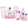 Nivea - Set regalo Besties, con custodia per il trucco, olio per la pulizia di viso e occhi, cura quotidiana e maschera per il v