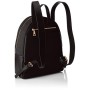 Love Moschino Canvas, Borsa a Zainetto Donna, Nero, 37,5 x 29 x 14 cm