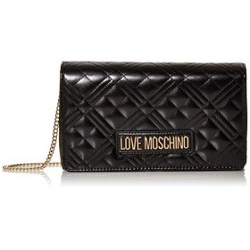Love Moschino Borsa Quilted Nappa PU, Donna, Nero, Normale