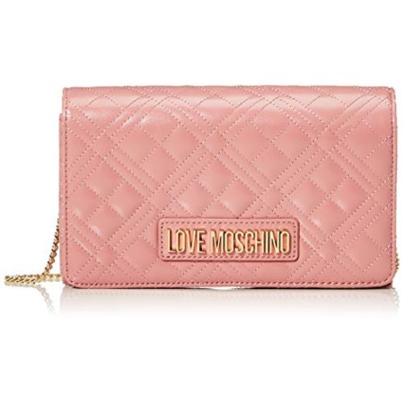 Love Moschino BORSA QUILTED NAPPA PU, Donna, Rosa, Normale