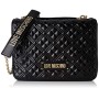 Love Moschino Borsa Quilted Nappa PU, Donna, Nero, Normale
