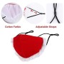 Toyssa Cappello Babbo Natale Rosso Cappello Natale con Pompon Cappelli di Natale in Peluche per Festa di Natale Decorazione Acce