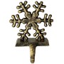 LoveStory - Confezione da 2 Ganci in Ferro per Appendere Calza di Natale, Pupazzo di Neve, Babbo Natale, Fiocco di Neve, Cervo, 