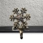 LoveStory - Confezione da 2 Ganci in Ferro per Appendere Calza di Natale, Pupazzo di Neve, Babbo Natale, Fiocco di Neve, Cervo, 
