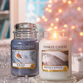 Yankee Candle Angels Wings - Candela Profumata, Vaniglia, Giara grande (10.7 x 16.8 cm)