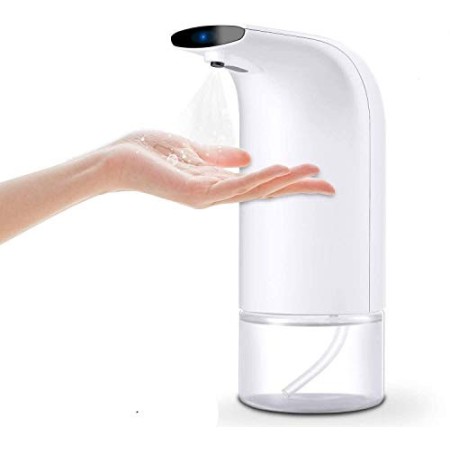 Foneso - Dispenser automatico di alcool, dispenser disinfettante spray da 300 ml, con sensore a infrarossi, senza contatto, per 