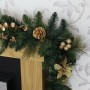 WeRChristmas 6 ft WRC-2119 - Ghirlanda di Natale decorativa, 182.88, Colore Crema / Oro
