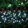 Qedertek Luci Albero di Natale, Catena Luminosa 20M 200 LED, Luci di Natale Esterno ed Interno, Cavo verde scuro, Luci Bianco Ad
