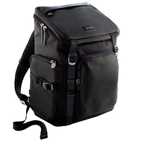 Zaino Invicta, Work Leather, Cuoio Nero, 30 Lt, Porta Laptop 15.6'' e porta Tablet, Tempo libero & Office