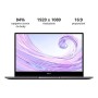 HUAWEI MateBook D 14" Notebook Portatile, Processore AMD Ryzen 5, 8 GB RAM, 512 GB SSD, Schermo FullView 1080P FHD, Sensore Impr