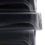 Relaxdays Organizer da Scrivania 5 Cassetti per Articoli di Cancelleria e Documenti, Formato A4 HLP 24,5x26,5x34 cm Nero, PP, 24