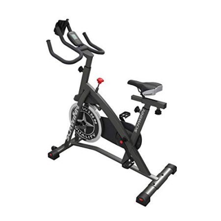 Schwinn IC2i Indoor Cycle, Unisex-Adult, Nero/Rosso/Grigio, Taglia Unica