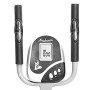 ISE Cross Trainer Ellittica Trainer 2 in 1, cyclette con sedile, allenamento cardio con sensori di impulso, max. 120 kg, SY-9002