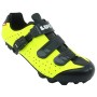 LUCK Scarpe da Ciclismo MTB ODÍN con Suola in Carbonio e Chiusura millimetrica di precisione. (42 EU, Giallo)