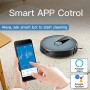 Proscenic 820S Robot Aspirapolvere, Robotino APP & Alexa con Grande Contenitore Polvere 600ml, Rilevare di Tappeti per Pulizia D