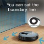 Proscenic 820S Robot Aspirapolvere, Robotino APP & Alexa con Grande Contenitore Polvere 600ml, Rilevare di Tappeti per Pulizia D