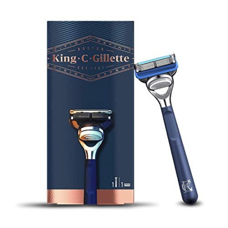 King C. Gillette - Rasoio da uomo, rasatura e contorno – 1 lama