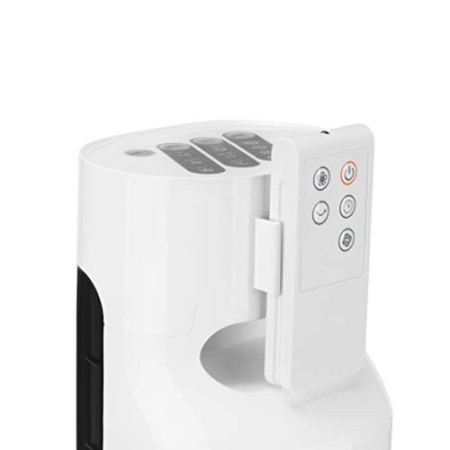 Tristar VE-5999 Ventilatore a Torre con Telecomando/Timer, 45 W, 61.4 Decibel, Plastica, 3 velocità, Bianco/Nero