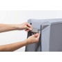 SMART-T-HAUS - Fodera Protettiva per condizionatore, per Esterno, Impermeabile, Doppio Tessuto e Protezione UV, Grigio, 90 x 55 