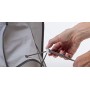 SMART-T-HAUS - Fodera Protettiva per condizionatore, per Esterno, Impermeabile, Doppio Tessuto e Protezione UV, Grigio, 90 x 55 