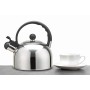KitchenCraft Le' Xpress Bollitore a fischio, 1.3 L, Acciaio Inossidabile, Argento, 18.2 x 18.2 x 20.3 cm