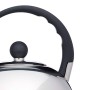KitchenCraft Le' Xpress Bollitore a fischio, 1.3 L, Acciaio Inossidabile, Argento, 18.2 x 18.2 x 20.3 cm